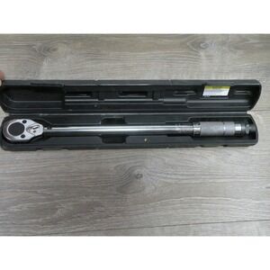 Pittsburgh Pro 1/2" Drive Click Type Torque Wrench with Hard Case
